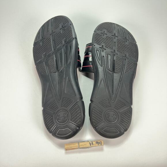 Under Armour Ignite VIII Slides Black Slip On Sandals 1287319-006 Women’s Size 9 - Picture 9 of 9